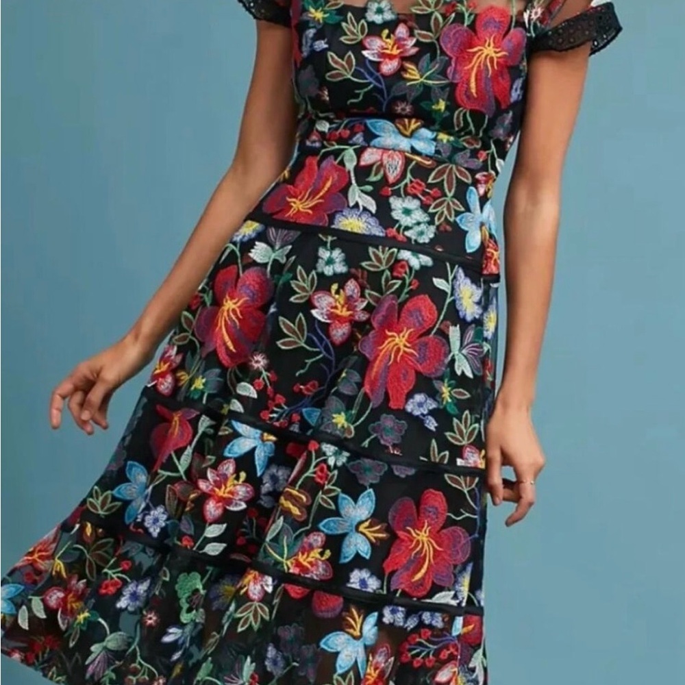 Anthropologie Vone Janine Dress Sz 8.